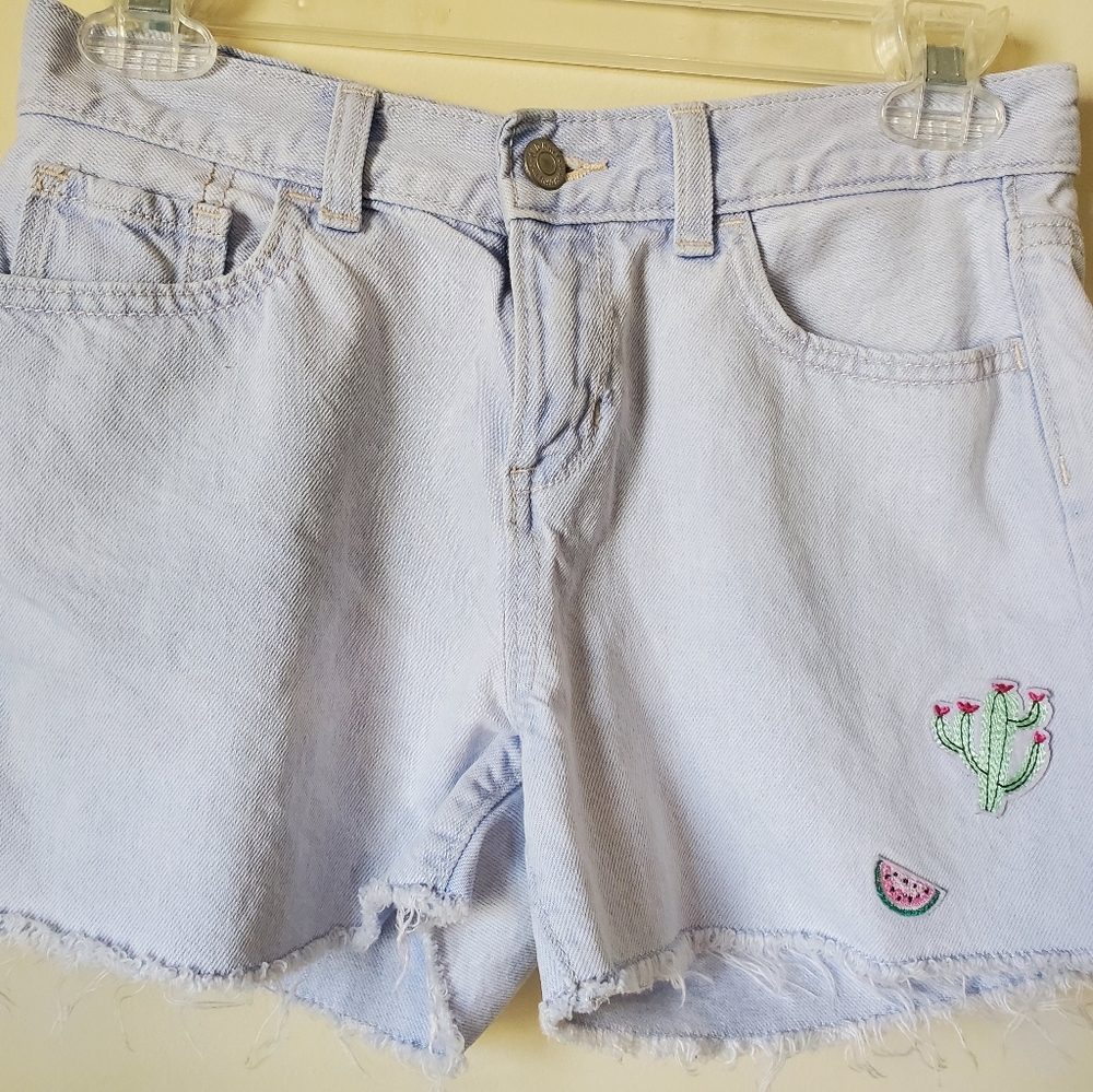 Old Navy Girls Cutoff Denim Jeans Shorts S…